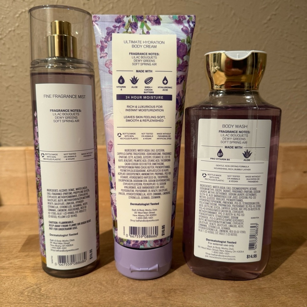 NWT Fresh Cut Lilacs Fragrance Bundle - Picture 2 of 2